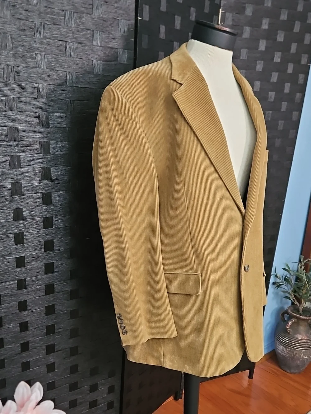 Lauren Ralph Lauren Men's Tan Corduroy Sport Coat Size 46R